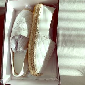Chanel espadrille brand new never worn